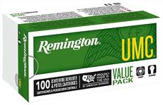 Remington Ammunition R23974 UMC Value Pack 380 ACP 88 gr Jacketed Hollow Point 100 Per Box/ 6 Case